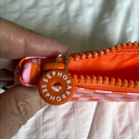 Sephora Vibrant Pink and Orange Pouch - Picture 6 of 8